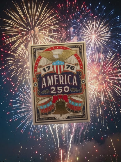 Remembrance America 250 Playing Cards – Half Brick (6 Decks)